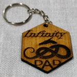 Custom Designs Infinity Keyring