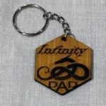 Custom Designs Infinity Keyring