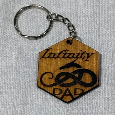 Custom Designs Infinity Keyring