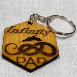 Custom Designs Infinity Keyring