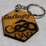 Custom Designs Infinity Keyring