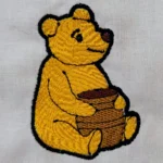 CustomDesigns Embroidered Pooh Bear